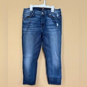 7 for All Mankind Cropped Skinny Jeans